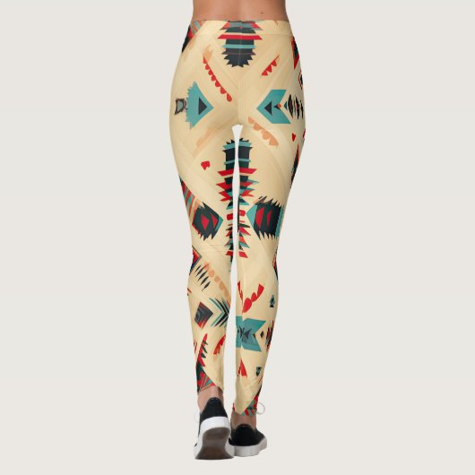 Native American Pattern Leggings (Achterkant)