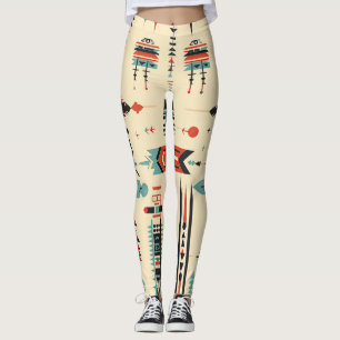 Native American Pattern Leggings