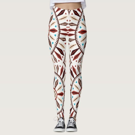 Native American Pattern Leggings (Voorkant)
