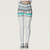 Native American Pattern met Drocatchers Leggings (Voorkant)