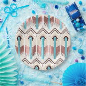 Native American Pattern Papieren Bordje (Feest)