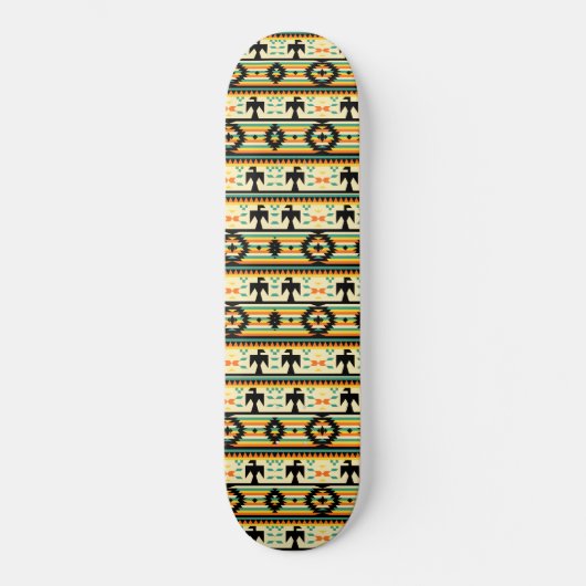 Native American Pattern Skateboard (Voorkant)