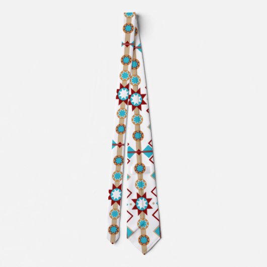 Native American Pattern Stropdas (Achterkant)