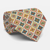 Native American Pattern Stropdas (Opgerold)