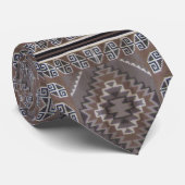 Native American Pattern Stropdas (Opgerold)