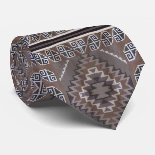 Native American Pattern Stropdas (Opgerold)
