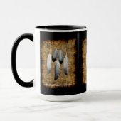 Native American Peace Feathers Designer Mok (Links)