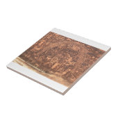 Native American Petroglyphs Rochester Panel Tegeltje (Zijkant)