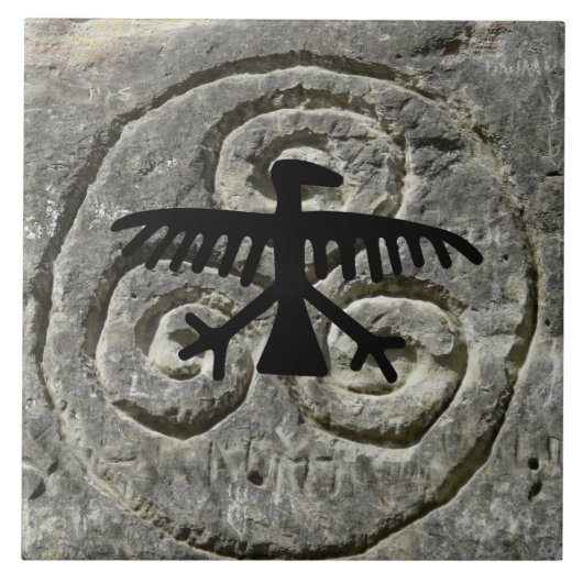 Native American Petroglyphs Tile Tegeltje (Voorkant)
