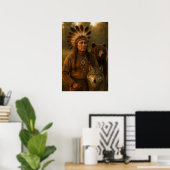Native American Poster (Thuiskantoor)