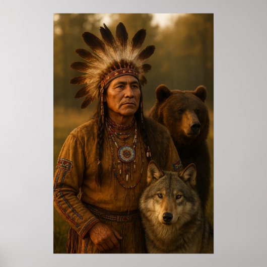 Native American Poster (Voorkant)