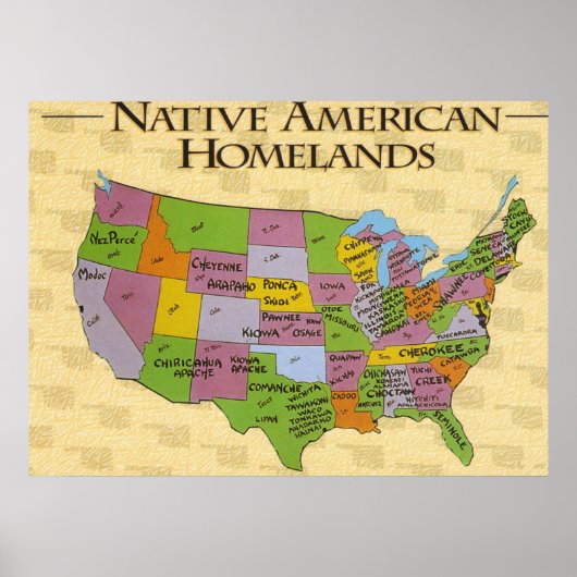 Native American Poster (Voorkant)