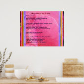 Native American Prayer Poster (Keuken)