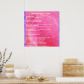 Native American Prayer Poster (Keuken)