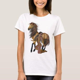 Native American Princess and Horse Shirt
