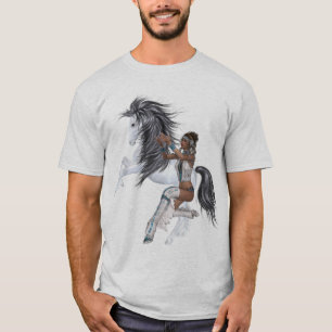 Native American Princess en Stallion Shirt