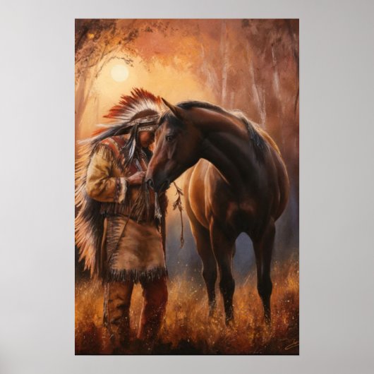 Native American Print, Value Poster Paper (Matte) (Devant)