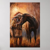 Native American Print, waarde Poster papier (mat) (Voorkant)