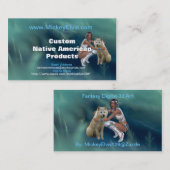 Native American Profile Card Visitekaartje (Voorkant / Achterkant)