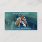 Native American Profile Card Visitekaartje (Achterkant)