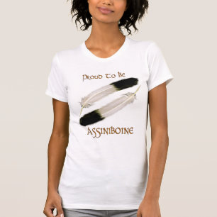 Native American 'PROUD TO BE ASSINIBOINE'-serie T-shirt