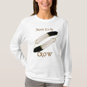 Native American 'PROUD TO BE CROW'-serie T-shirt