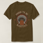 Native American Proud to Wenatchee-stam T-shirt (Design voorkant)
