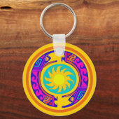 Native American Rainbow Spirits Sleutelhanger (Voorkant)