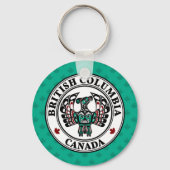 Native American Red Black Graphic Thunderbird Keyc Sleutelhanger (Voorkant)