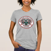 Native American Red Black Haida Art Thunderbird T-shirt (Voorkant)