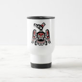 Native American Red Black Kaigani Thunderbird Reisbeker (Center)