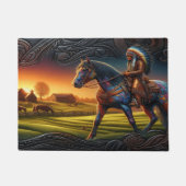 Native American Rider Deurmat (Voorkant)
