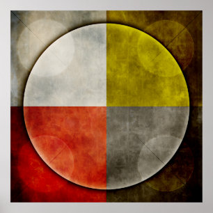 Native American Sacred Hoop Poster