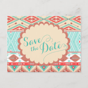Native American Save the Date Aankondigingskaart