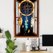 Native American Series Dreamweaver 4 Poster (Thuiskantoor)