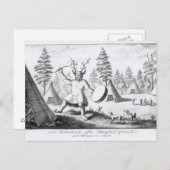 Native American Shaman Briefkaart (Voorkant / Achterkant)