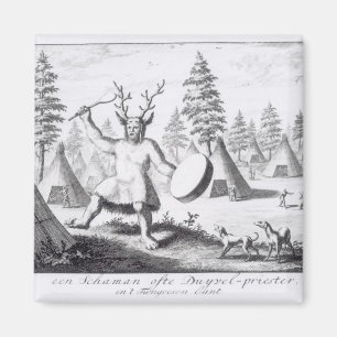 Native American Shaman Magneet