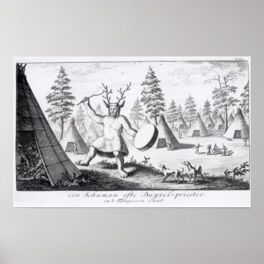 Native American Shaman Poster (Voorkant)