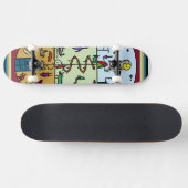 Native American Shaman Skateboard (Horizontaal)