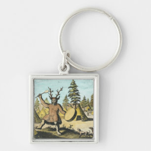 Native American Shaman Sleutelhanger