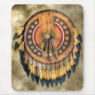 Native American Shield Muismat