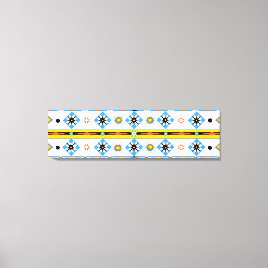 Native American Shoshone Stretted Canvas Print (Voorkant)