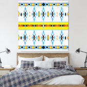 Native American Shoshone Stretted Canvas Print (Insitu (Slaapkamer))