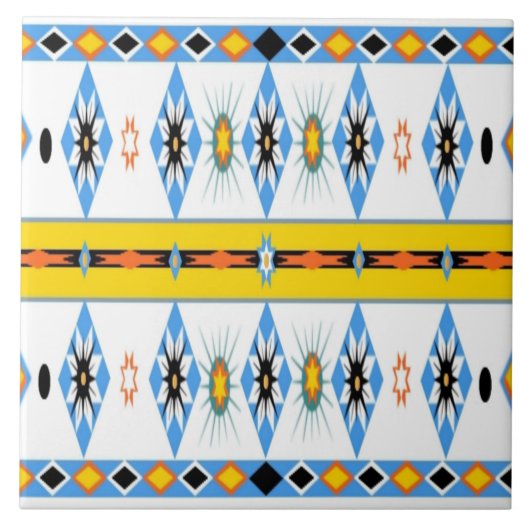 Native American Shoshone tegel Tegeltje (Voorkant)