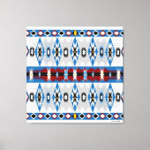 Native American Sioux Stretched Canvas Print (Voorkant)
