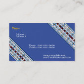 Native American Sioux Visitekaartje (Achterkant)