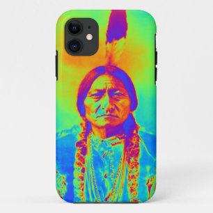 Native American Sitting Bull iPhone 11 Hoesje