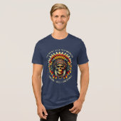 Native American Skull Chief T-shirt (Voorkant volledig)