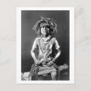 Native American Snake Priest, 1900 Briefkaart