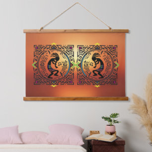 Native American Southwestern Kokopelli Hangend Wandkleed